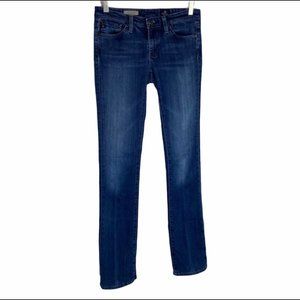 AG Adriano Goldschmied Ballad 26R distress blue jeans